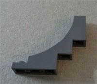 LEGO 30099 - 6005321 Brick With Bow 1x5x4 Inverted Dark Stone Grey x1 **