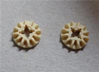 LEGO TECHNIC Parts & Pieces 6589 4565452 Conical Wheel Z12 Tan x2