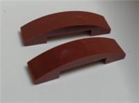 LEGO Parts & Pieces 4658005 - 93273 Plate W/Bow 1x4 x 2/3 Reddish Brown x2