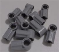 LEGO TECHNIC 6296859 - 32013 Axle & Pin Connector Angled Medium Stone Grey x10
