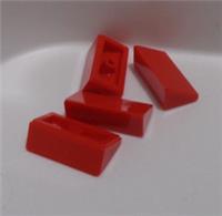 LEGO Parts & Pieces 85984 - 4651524 Smooth Slope Tile 1X2 Red x4