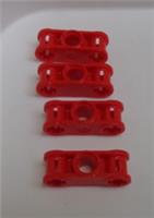 LEGO TECHNIC 32184 42142 Double Cross Block with Two Axle Red x4