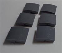 LEGO - 15068 6071261 CURVED 2x2 NO STUDS Dark Stone Grey x6