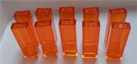 LEGO Pieces 2454 - 35274 - 6251286 1x2x5 Brick Transparent Orange x10