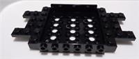Lego 3385 Vehicle Base 6x12x1 with 5x6 Center 12 Holes 1x2 Cutouts ends Black x1