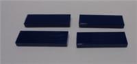 LEGO 6132566 - 63864 Flat Tile 1 x 3 Earth Blue x4 Pieces & Parts **