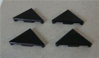 Lego Parts & Pieces 6214807 Tile 2x2 W/Deg 45 Cut Black x4**