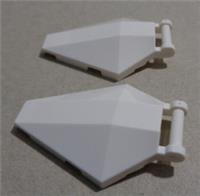 LEGO Parts 27262 6341902 COCKPIT 4X5X1 White x2