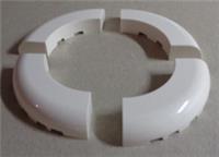 LEGO Parts 24599 6334179 1/4 ARCH BRICK 5X5, W/ CUTOUT White x4