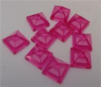 LEGO 22388 - 6250590 Slope 45 1x1x2/3 Clear Dark Pink x10 Pieces&Parts*