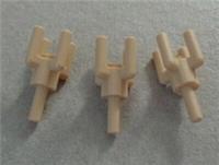 Lego Brick 2566 6143062 Lamp Holder Tan x3 Parts & Pieces