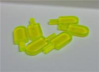 LEGO 30222 32981 6216057 Ice Lolly Clear Florescent Green x6