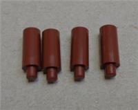 LEGO Part & Pieces 37762 6422088 Candle Reddish Brown x4