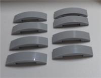 LEGO 4622803 - 93273 Plate W/Bow 1x4 x 2/3 Medium Stone Grey x8