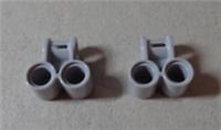 LEGO TECHNIC 6280396 - 32291 Cross Block 2X1 Medium Stone Grey x2 Parts&Pieces**