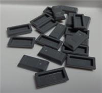 LEGO Parts & Pieces 99563 - 6331866 Dark Stone Grey Bars x20