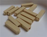 LEGO Pieces & Parts 14716 - 6057517 Pillar 1x1x3 Tan x12