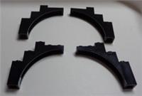 LEGO 2339 76768 14395 Brick Arch Bow 1x5x4 Black x4 Pieces & Parts**