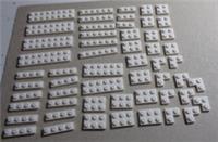 LEGO Pieces & Part 3795 3021 3022 2420 3034Plate 1x2x2 1x3 2x3 2x6 White x55