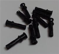 LEGO TECHNIC Parts 4140801 32054 Pin 2M Fric Snap W/Cross Hole Black x10