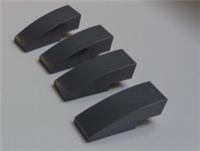 LEGO 50950 4246896 Curved Slope Brick 1x3 Dark Stone Grey x4