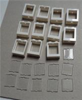 LEGO 60592 35315 1x2x2 Window Frame White W Plastic Glass x11
