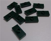 LEGO 15573 Plate 1x2 W/ 1 Knob Earth Green x10 Bricks & Pieces & Parts**