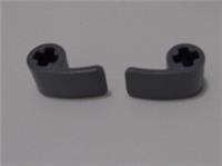 LEGO TECHNIC Parts 6501499 89679 PANEL 2X1X1 Dark Stone Grey x2**