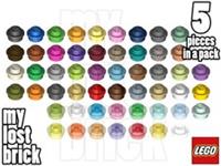 LEGO - Part 4073 - Plates Round 1x1 (Pack of 5) + NEW + SELECT COLOUR +FREE POST