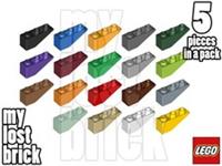 LEGO - Part 4287 - Slopes Inverted 1x3 33 (Pack of 5) + NEW + SELECT COLOUR