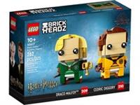 Lego BRICKHEADZ: Draco Malfoy & Cedric Diggory (40617) - Brand New & Sealed