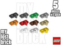 LEGO - Part 4623b - Plates 1x2 with Arm Up (Pack of 5) + NEW + SELECT COLOUR