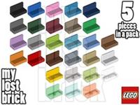 LEGO - Part 4865 - Panels 1x2x1 Round Corners (Pack of 5) + NEW + SELECT COLOUR