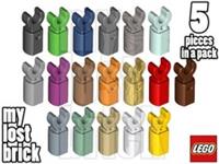 LEGO - Part 11090 - Bar Holders with Clip (Pack of 5) + NEW + SELECT COLOUR