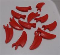 Lego 16770 6250964 Barb Claw Horn Tooth with Clip Red x12