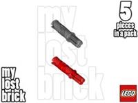 LEGO - Part 11214 - Technic Axle Pins 3L / 1L (Pack of 5) + NEW + SELECT COLOUR