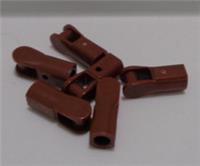 LEGO TECHNIC 6476174 - 23443 Shaft Holder W Bar Reddish Brown x6