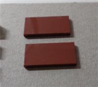 LEGO 4579690 - 87079 Flat Tile 2 x 4 Reddish Brown x2