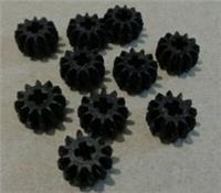 LEGO TECHNIC 4177431 32270 Double Conical Z12 1M Gear Wheel Black x10 Parts