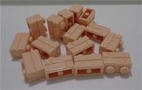 Lego Pieces & Parts 98283 6417945 Light Nougat 1x2 Masonry Bricks x15
