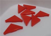 Lego Parts & Pieces 35787 6351892 Tile 2x2 W/Deg 45 Cut Red x8