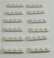 Lego 3710 Plate 1x4 White x12 - city - Creator Expert - Ideas**