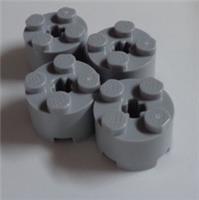 LEGO Parts 6143 - 6116 - 3941 - 4211526 2x2 Round Brick Medium Stone Grey x4 **