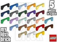 LEGO - Part 15254 - Arches 1x6x2 (Pack of 5) + NEW + SELECT COLOUR