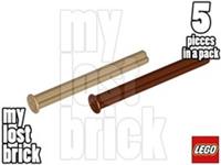 LEGO - Part 15462 - Technic Axles 5L with Stop (Pack of 5) + NEW + SELECT COLOUR