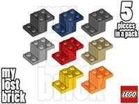 LEGO - Part 18671 - Brackets 3x2x1(1/3) (Pack of 5) + NEW + SELECT COLOUR