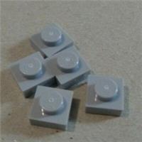 Lego 3024 - 4211399 Plate 1x1 Medium Stone Grey x5 Parts & Pieces **