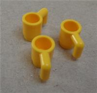 LEGO 3899 - 389924 Minifigure, Utensil Cup Yellow x3
