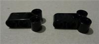 Lego 32557 4143466 Technic Cross Block 2x3 Black x2 Parts & Pieces