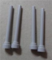 Lego Parts & Pieces 3957 - 4211473 1x1x5 Stick Aerial Medium Stone Grey x4